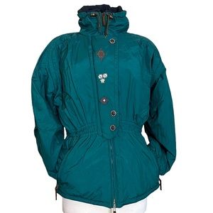 Vintage Obermeyer Coat Jacket Winter Snow Ski 8 S Small